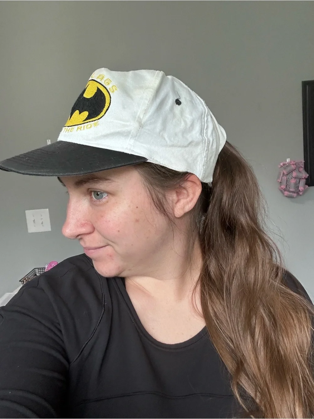 *Flawed* Six Flags | Batman The Ride Snapback Hat | Size Youth